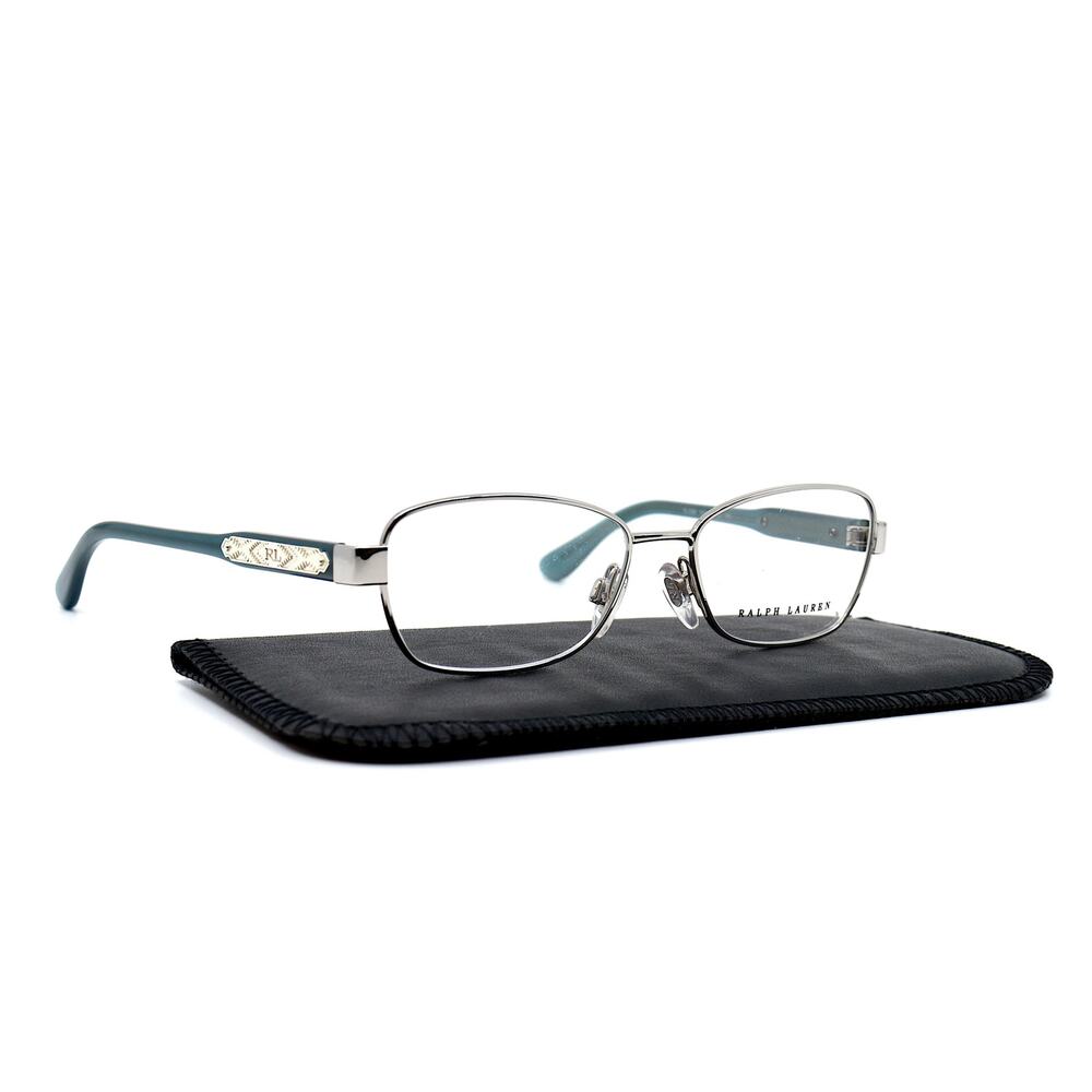 RALPH LAUREN RL5088 5008 SILVER BLUE EYEGLASSES FRAME - Picture 9 of 10